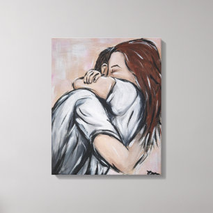 Anonymous with two 1 canvas print
