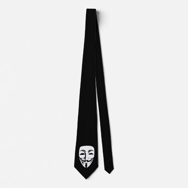 Anonymus face party tie (Front)