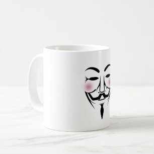 anonymus mask vendetta hacker cyber internet hackt coffee mug