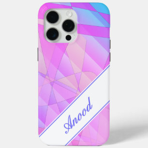 Anood - Name Template Feminine Pastel Colors iPhone 15 Pro Max Case