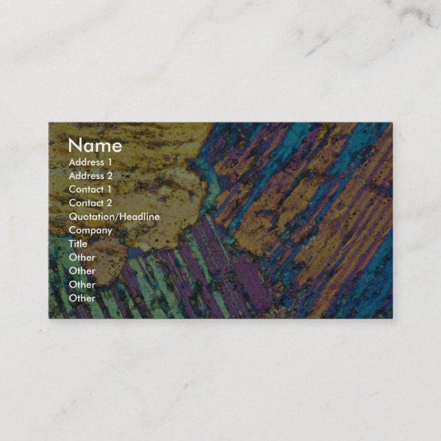 Anorthosite Business Card (Front)