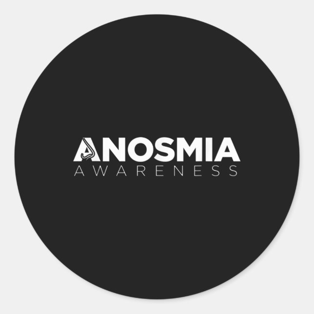 Anosmia Awareness  Classic Round Sticker (Front)