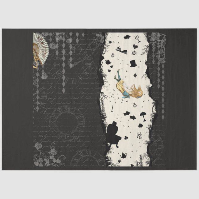 Another Alice in Wonderland Series Design 45 Tissue Paper (Front)