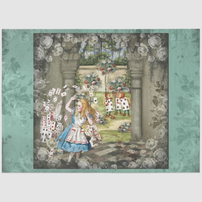 Another Alice in Wonderland Series Design 58 Tissue Paper (Front)