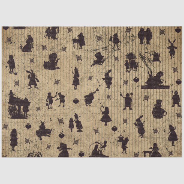 Another Alice in Wonderland Series Design 70 Tissue Paper (Front)