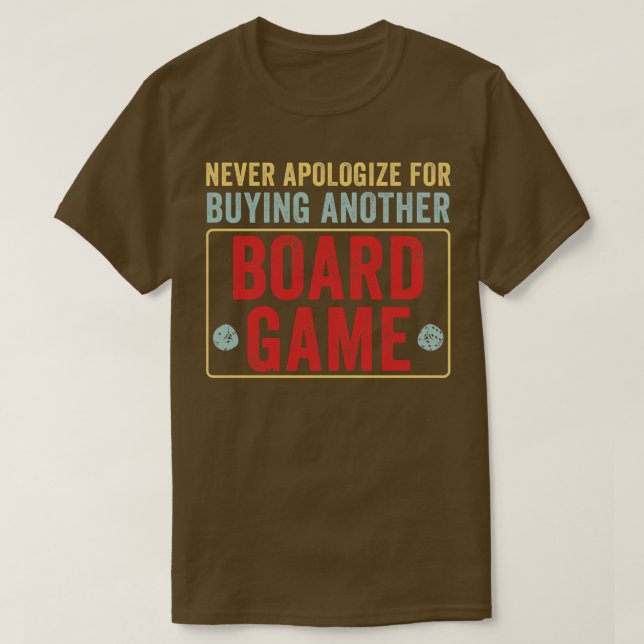 Another Board Game Funny Board Game Quote T-Shirt (Design Front)