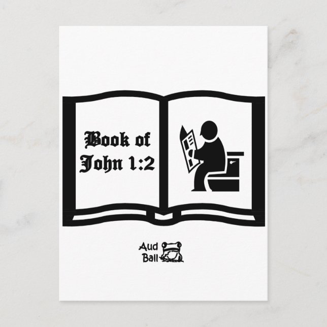 Another Book of John verse 1:2 Postcard (Front)