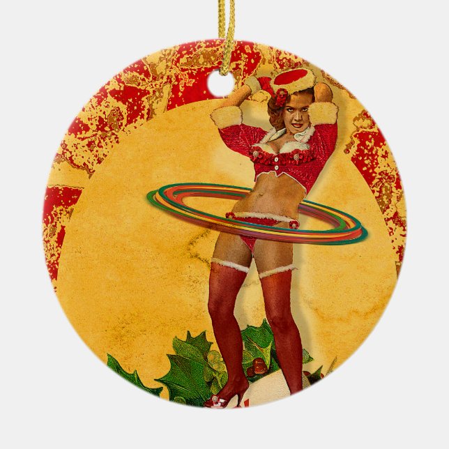 Another Christmas Pin-Up Ceramic Tree Decoration (Front)