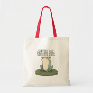 Another Day Another Nope Grumpy Frog Tote Bag