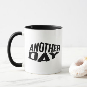 Another Day – Retro Distorted Typography Mug