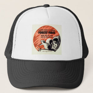 Another Enemy to Conquer Forest Fires Vintage Trucker Hat