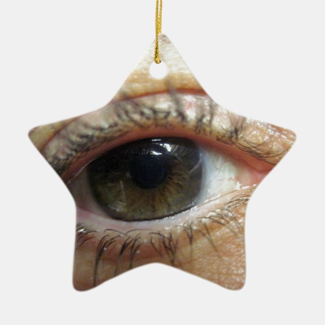 Another Eye Ceramic Tree Decoration (Front)