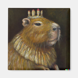 Another funny Capybara Portrait Magnet