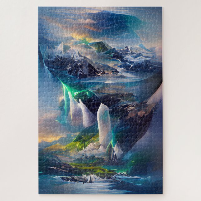 Another Land Alive in The Clouds  Jigsaw Puzzle (Vertical)