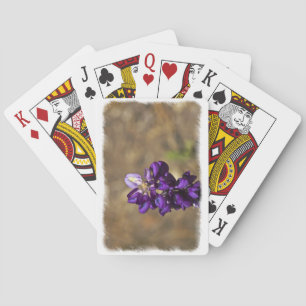 Another Lupine Close-up White Edge Playing Cards