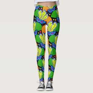 Another Mardi Gras Pop Fashion Leggings