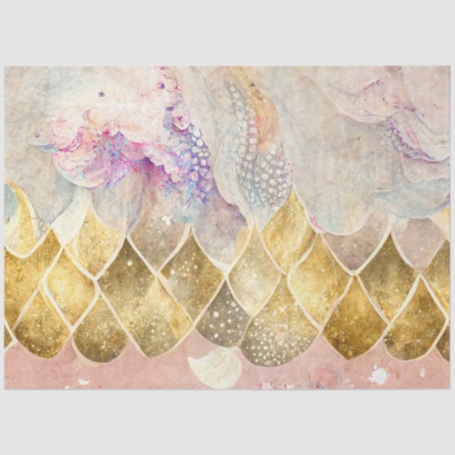 Another Mermaid Galaxy Series Design 12 Tissue Paper (Front)