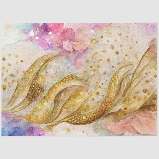 Another Mermaid Galaxy Series Design 4 Tissue Paper (Front)