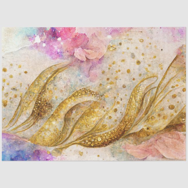 Another Mermaid Galaxy Series Design 5 Tissue Paper (Front)