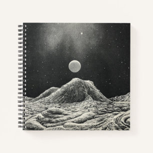 Another Planet Space Illustration Notebook