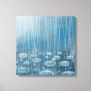 Another Rainy Day Painting Canvas Print