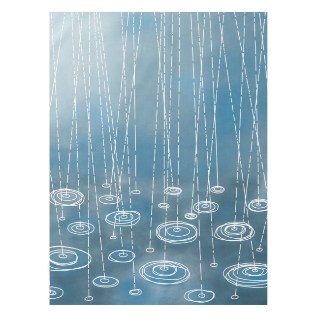 Another Rainy Day Weather Painting Tablecloth (Front)