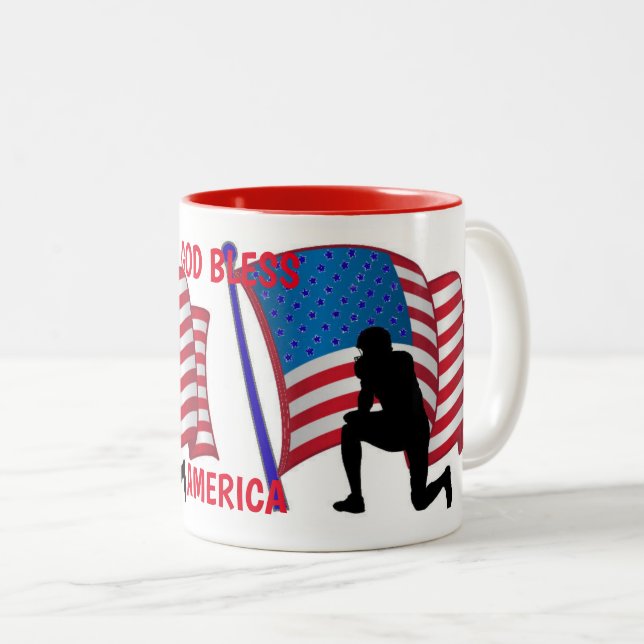 Another reason to knee Two-Tone coffee mug (Front Right)