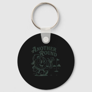 Another Round Golf Golfer Golf Lover Srts Men Dad  Key Ring