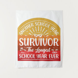 Another School Year Survivor Funny School Tapestry