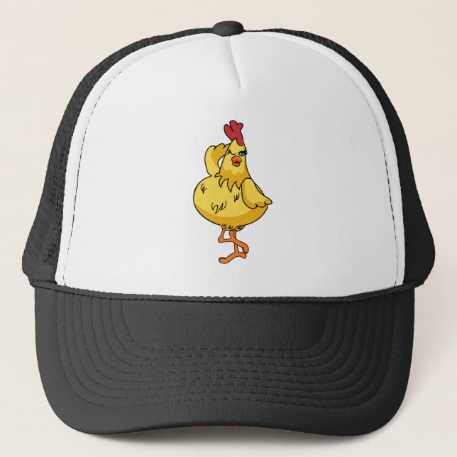 Another very silly Chicken Trucker Hat (Front)