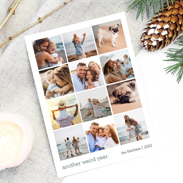 Another Weird Year | Year in Review Photo Collage Holiday Card (Creator Uploaded)