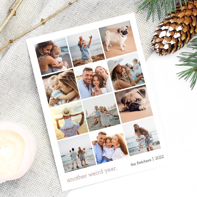 Another Weird Year | Year in Review Photo Collage Holiday Card (Creator Uploaded)