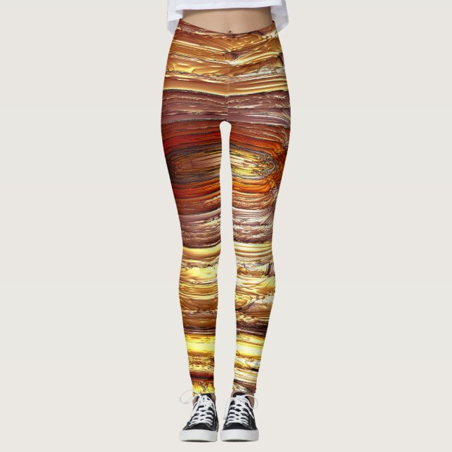Another World Abstract Leggings (Front)