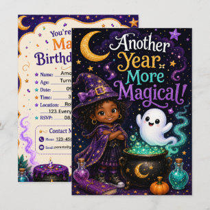 Another Year More Magical Invitation