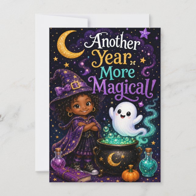 Another Year More Magical  Invitation (Front)