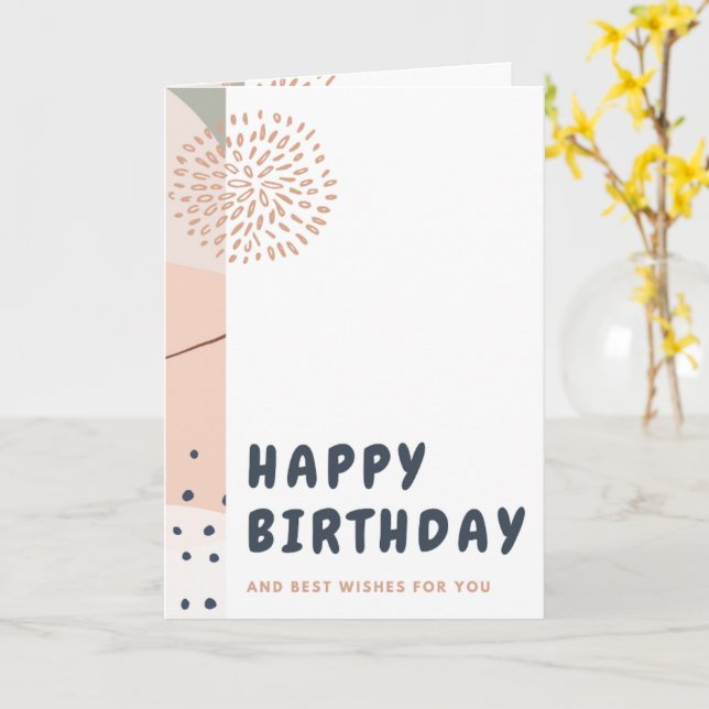 Another Year, Still Awesome Card (Yellow Flower)