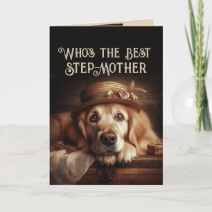 Another Year to be Fabulous Fun Dog Step-Mother Card