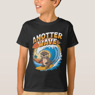 Anotter Wave - Funny Surfing Pun Surfer Otter T-Shirt