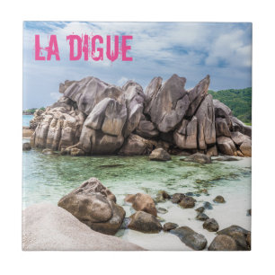 Anse Cocos Seychelles La Digue Beach gift Tile