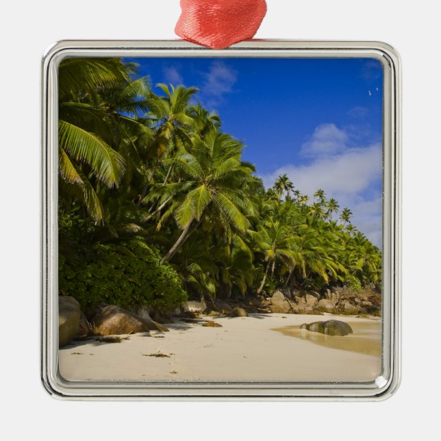 Anse Victorin Beach 3 Metal Tree Decoration (Front)