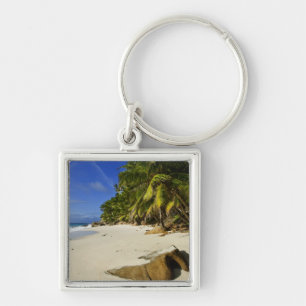 Anse Victorin Beach Key Ring