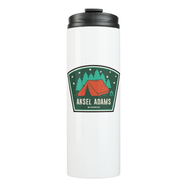 Ansel Adams Wilderness California Camping Thermal Tumbler (Front)