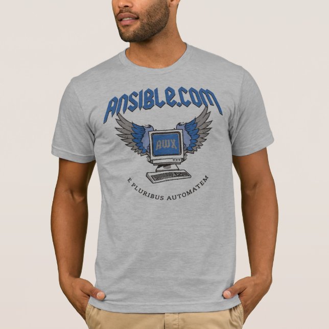 Ansible "Flying Computer" Shirt (Front)