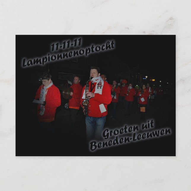 Ansichtkaart Lampionnenoptocht Postcard (Front)