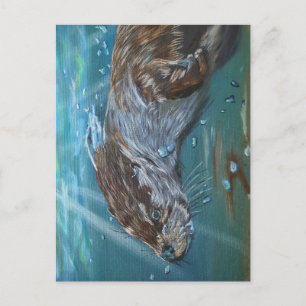 Ansichtkaart Otter. Postcard