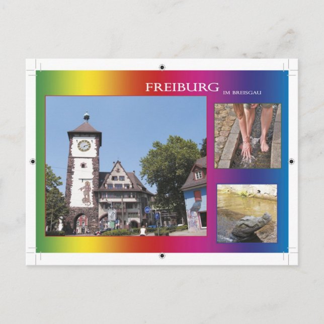 Ansichtskarte Freiburg im Breisgau Postcard (Front)