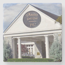 Ansley Golf Club, Atlanta Landmark Marble Coasters