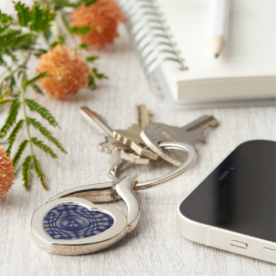 Anstract Art Fantasy Stars Key Ring