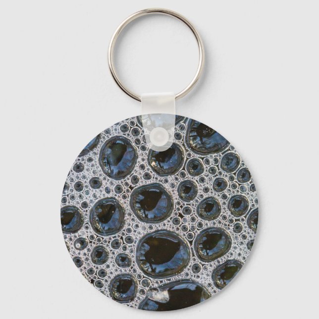 Anstract Bubble Pattern Key Ring (Front)