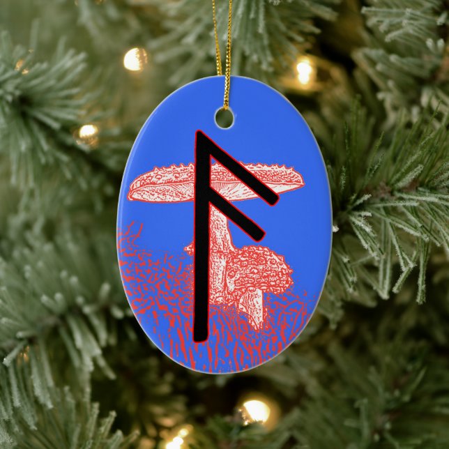 Ansuz Viking Rune Ornament - Inspiration! (Tree)
